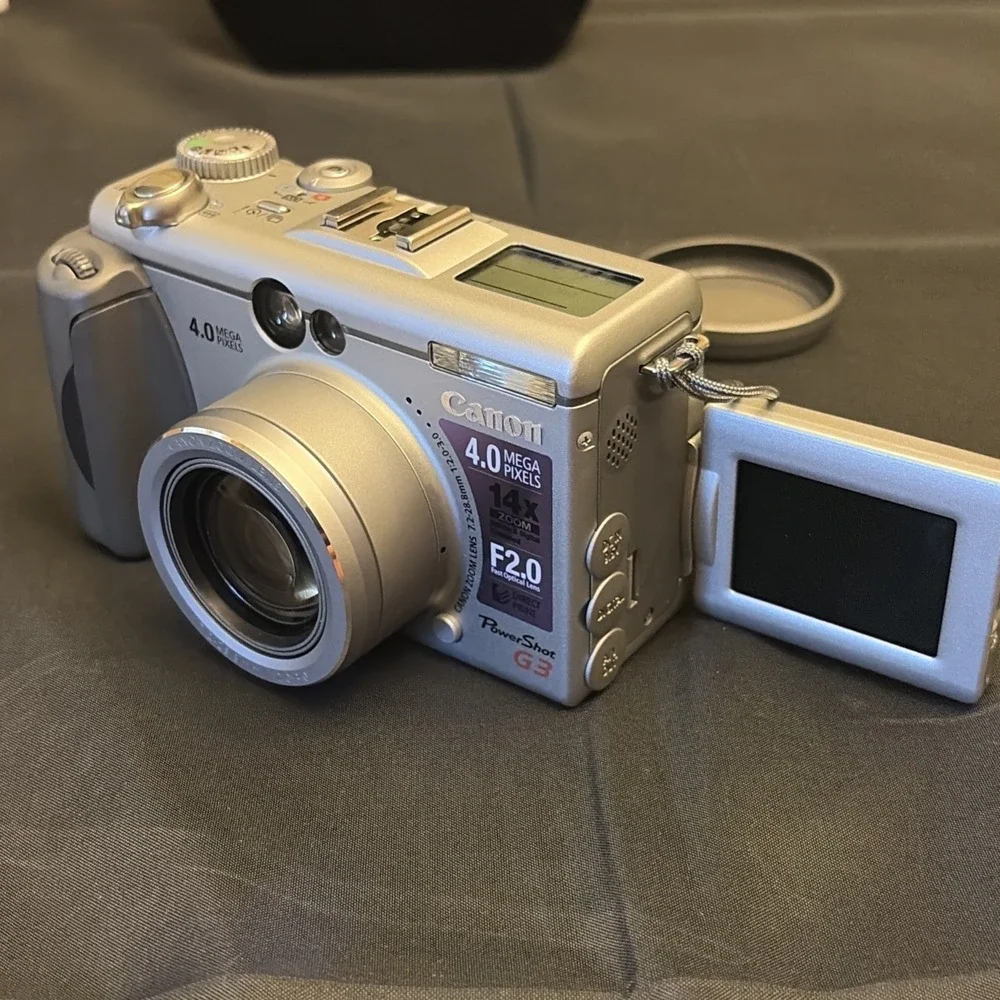Canon powershot g3 4.0MP Compact Digital Camera untested missing battery